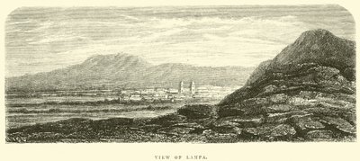 View of Lampa  by Edouard Riou