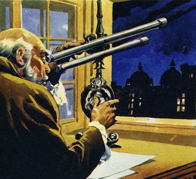 Galileo developed the telescope shop