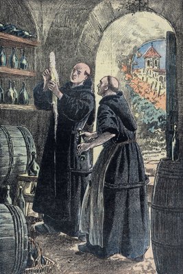 Dom Pierre Perignon (1639-1715), Benedictine monk, inventor of the 