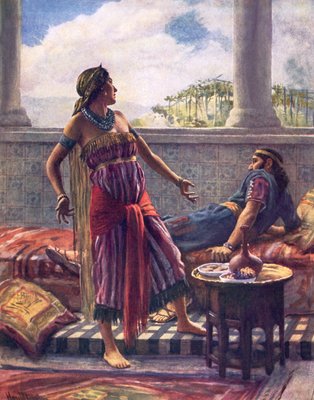 Jezebel  by Harold Copping