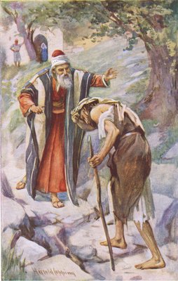 The prodigal son, illustration fromHarold Copping Pictures: The Crown Series, c.1920s  by Harold Copping