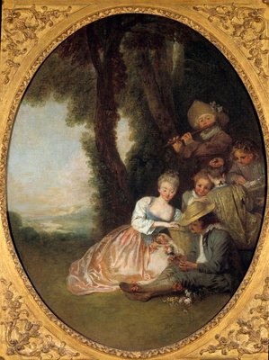 Rococo Painting Watteau