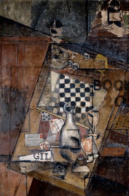 Chess Game Painting Still Life Art Canvas and Paper Prints 