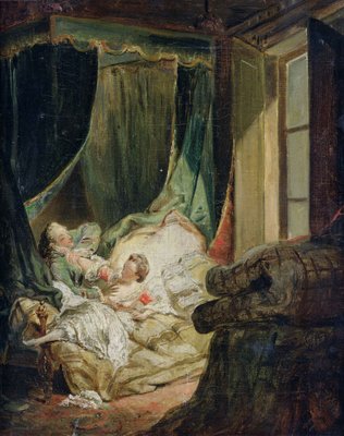 Study for The Indiscreet Bride  by Pierre Antoine Baudouin
