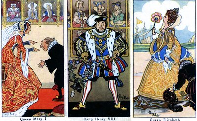 King henry viii and queen elizabeth sales