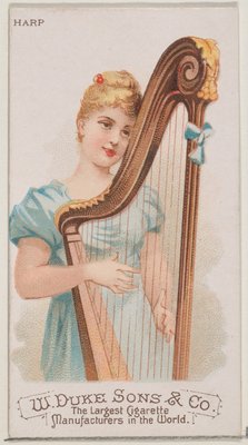 Harp from the Musical Instruments series N82 for Duke brand