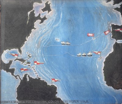 christopher columbus on his first voyage