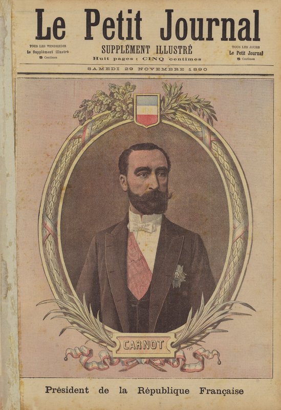 Marie Francois Sadi Carnot, President of the French Republic by French School