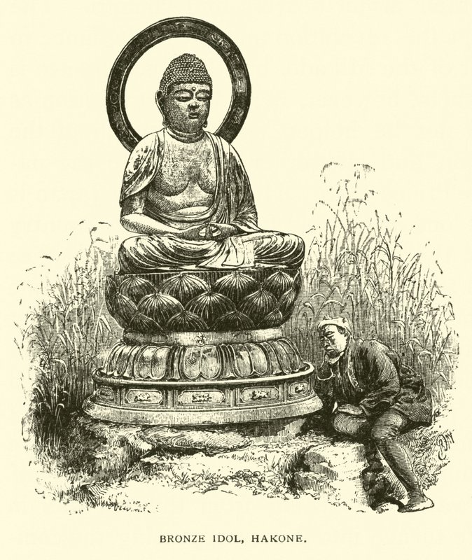 Bronze Idol, Hakone by (after) American School