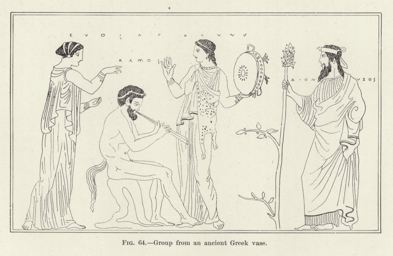 Group from an Ancient Greek Vase by (after) American School