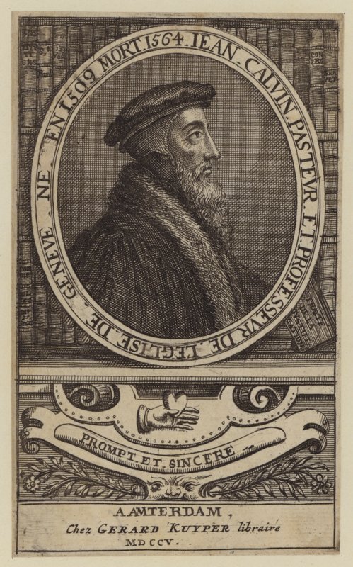 John Calvin, French Theologian and Pastor of the Protestant Reformation by (after) Dutch School