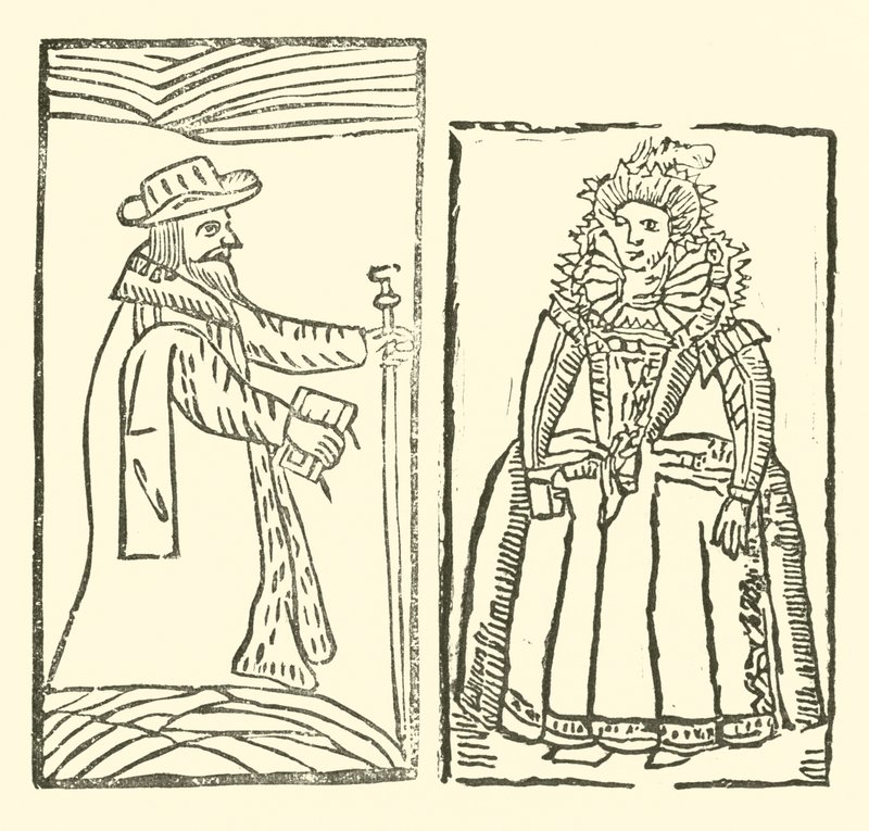 Illustration for The Roxburghe Ballads (woodcut) by (after) English School
