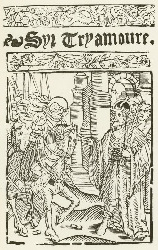 Sir Tryamoure (engraving) by (after) English School