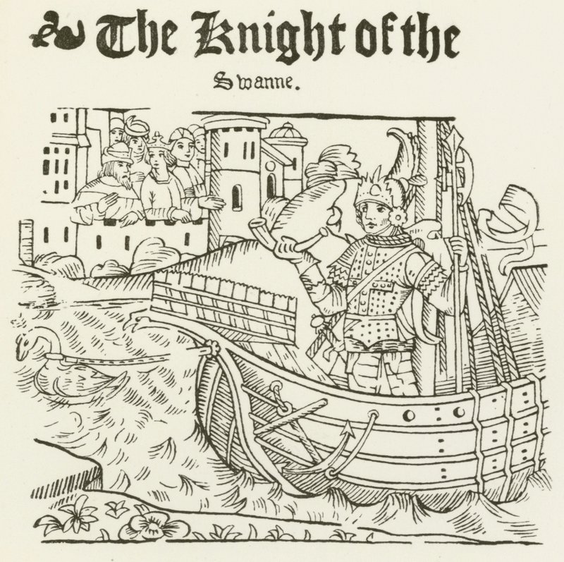 The Knight Of The Swanne by (after) English School