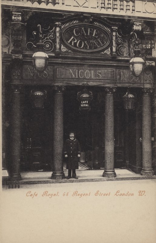 Cafe Royal, 68, Regent Street, London, West by (after) English photographer