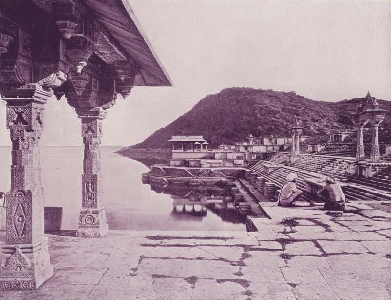 Marble Ghat, Rainuggur, Oodeypore by (after) English photographer