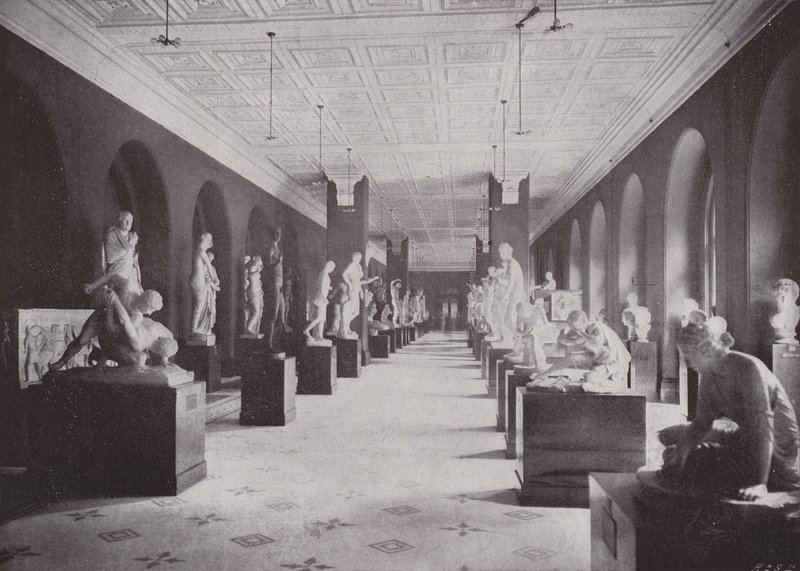 Sculpture Hall, Victoria and Albert Museum by (after) English photographer