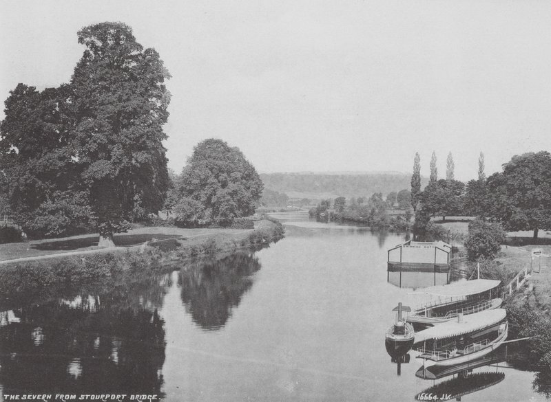 The Severn from Stourport Bridge by (after) English photographer
