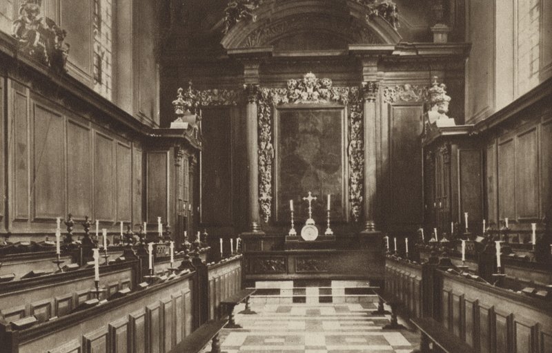Trinity College Chapel by (after) English photographer