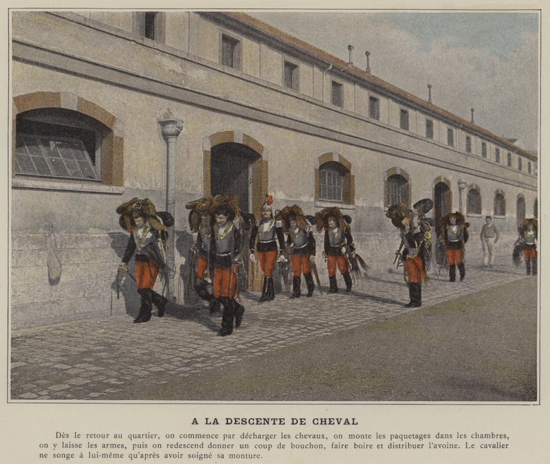 A la Descente de Cheval by (after) French Photographer
