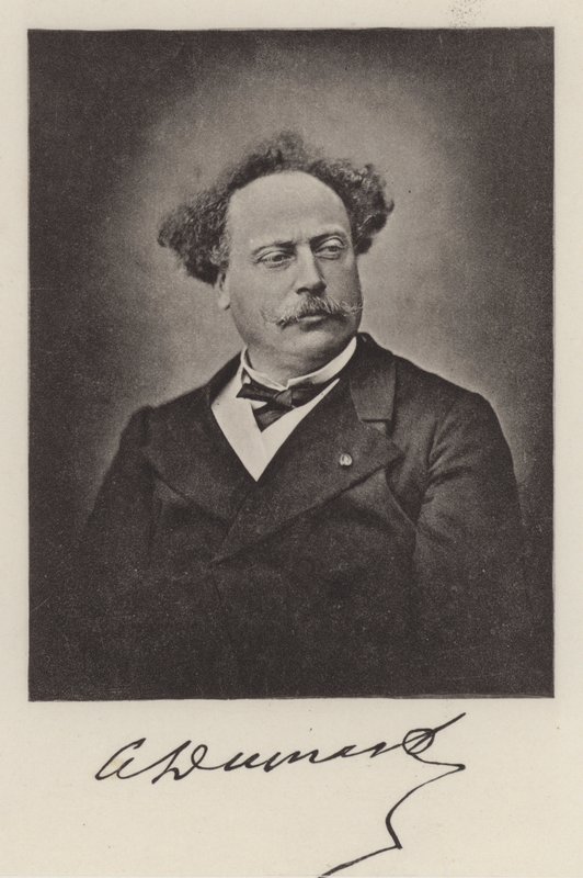 Alexandre Dumas the Younger, French Novelist by (after) French Photographer