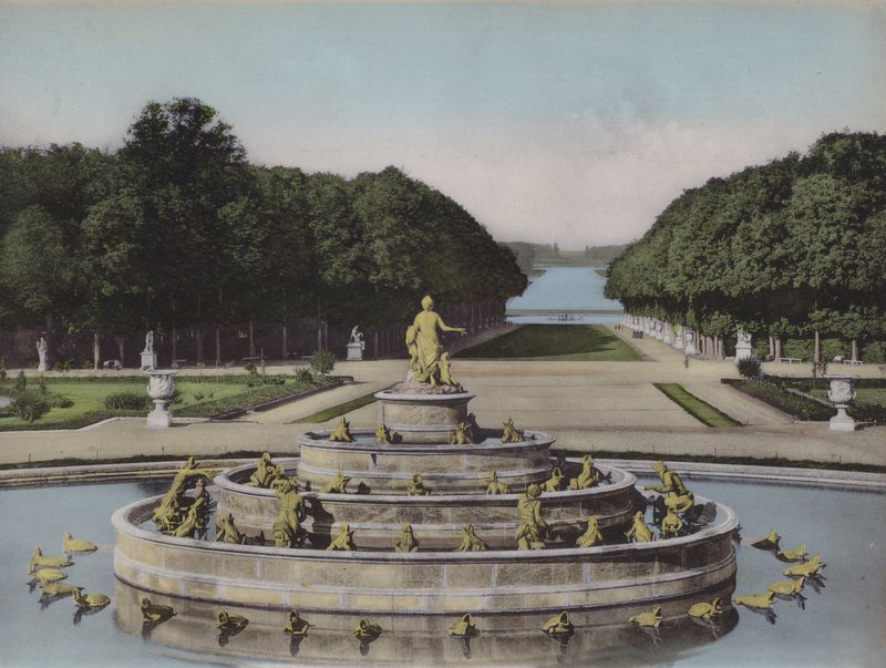 Basin of Latona (coloured photo) by (after) French Photographer