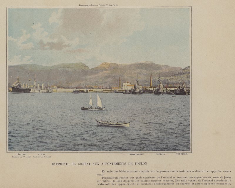 Combat Buildings at the Toulon Docks by (after) French Photographer
