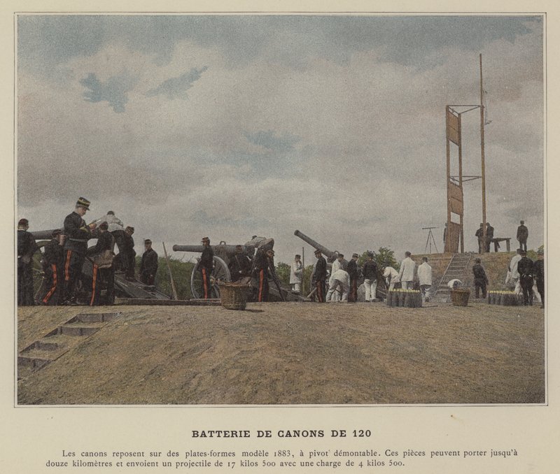 120 Cannon Battery by (after) French Photographer