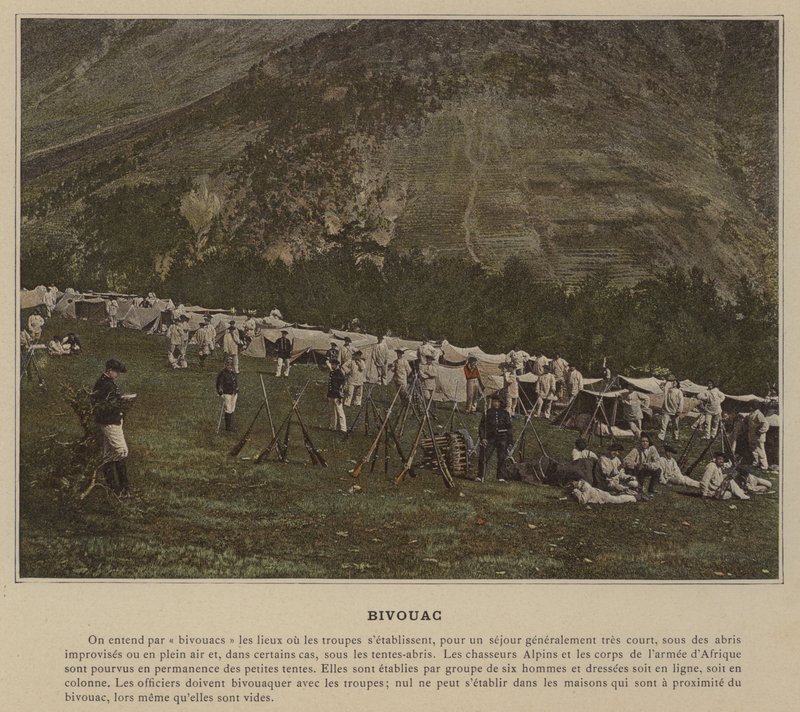 Bivouac by (after) French Photographer