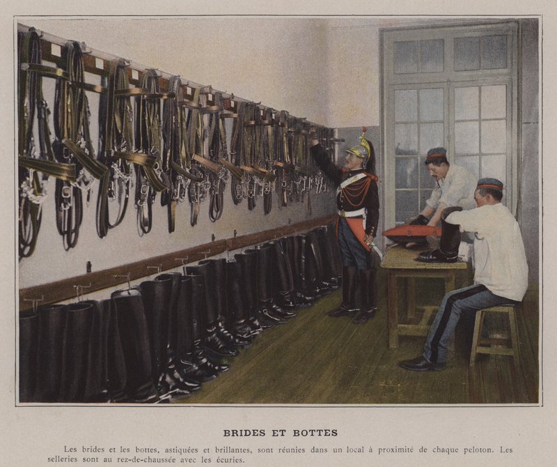 Bridles and Boots by (after) French Photographer