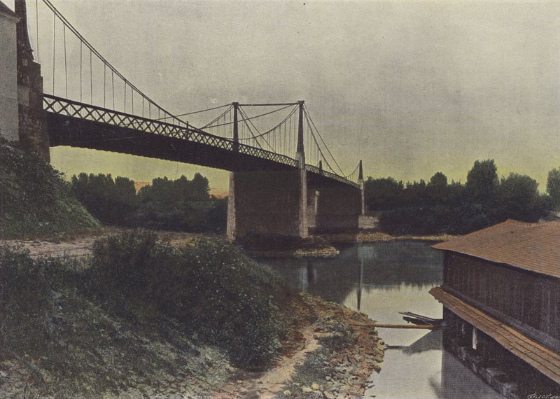 Chalonnes-sur-Loire (coloured photo) by (after) French Photographer