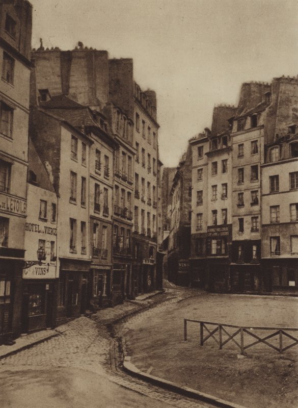 Corner of Jean-de-Beauvais and Lanneau Streets by (after) French Photographer