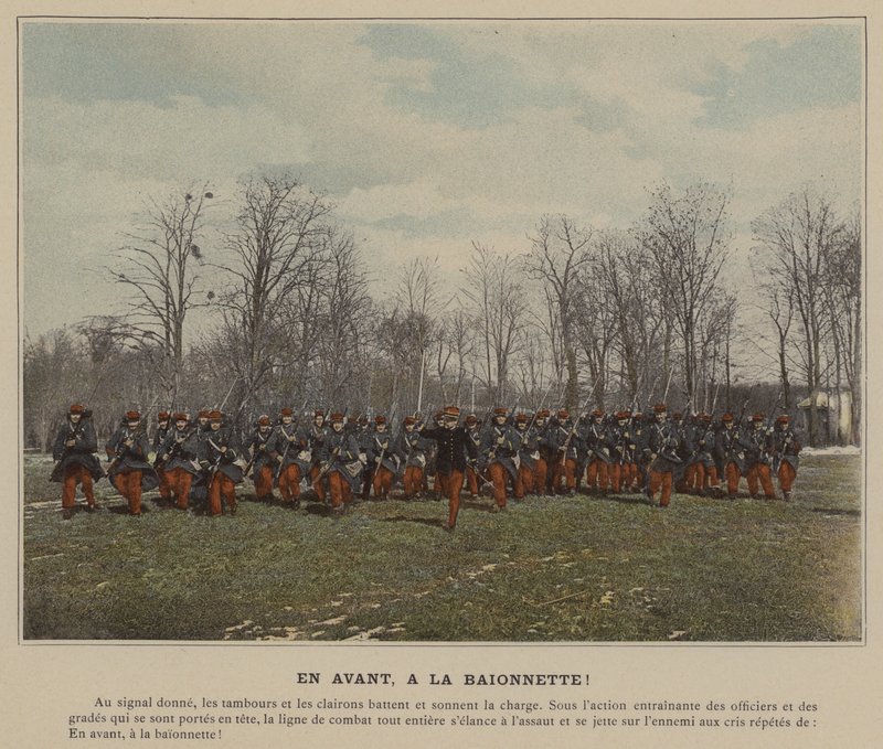 Forward, with the Bayonet! by (after) French Photographer