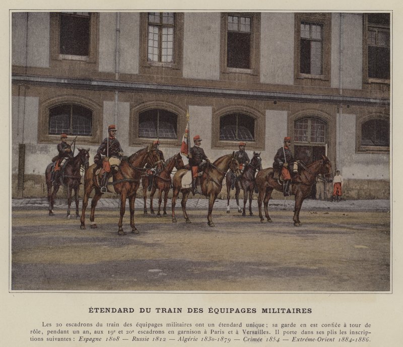 Standard of the Military Train by (after) French Photographer