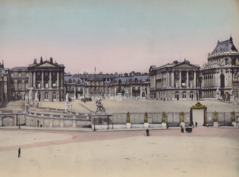 Facade of the Castle by (after) French Photographer