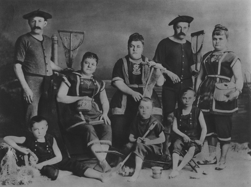 Group of Bathers by (after) French Photographer