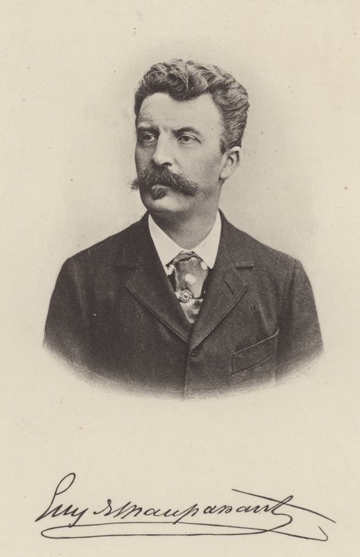 Guy de Maupassant, French Short Story Writer and Novelist by (after) French Photographer