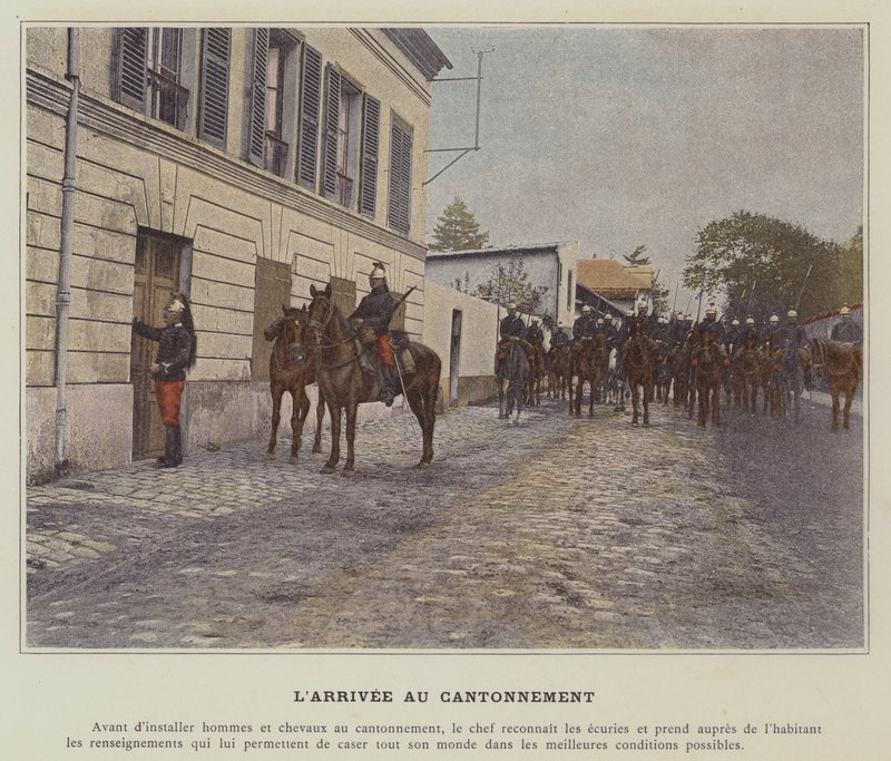 Arrival at the Cantonment by (after) French Photographer