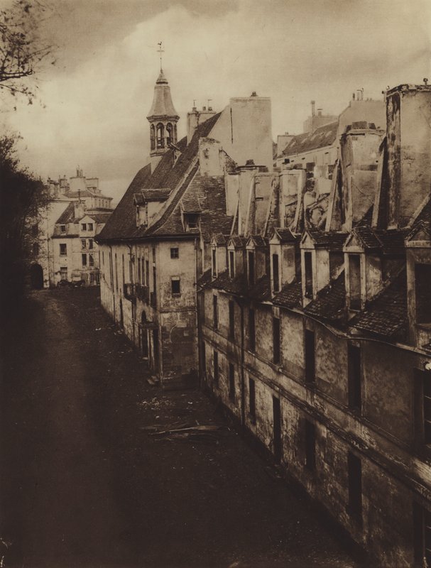 The Interior of the Hospice des Menages in 1868 by (after) French Photographer
