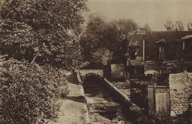 The Bievre near the Julienne Pavilion by (after) French Photographer