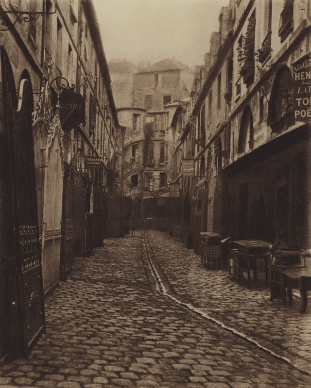 The Dragon Court, bottom of rue de Rennes by (after) French Photographer