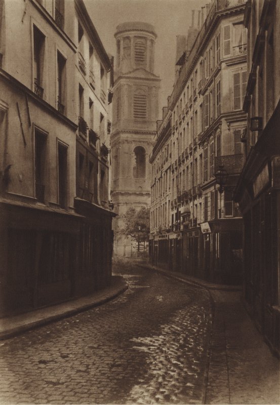The rue du Vieux-Colombier by (after) French Photographer