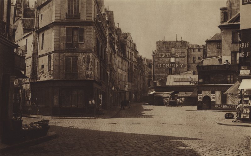 Gozlin Crossroads, Now Boulevard Saint-Germain, Was at the Location of the Abbey Prison by (after) French Photographer