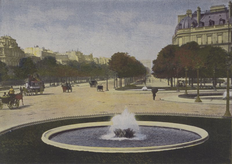 Paris, Rond-Point des Champs-Elysees by (after) French Photographer