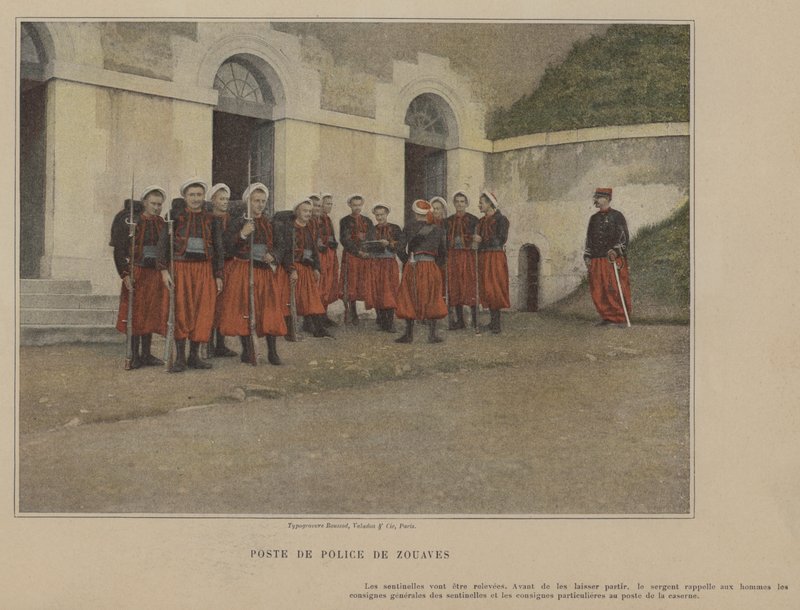 Zouaves Police Station by (after) French Photographer