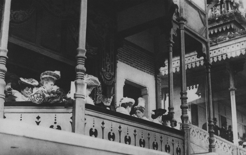 President Loubet at the Races by (after) French Photographer