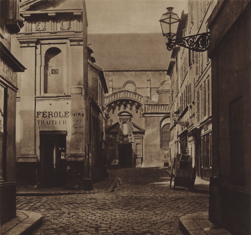 Erfurth Street, taken from Ciseaux Street in 1866 by (after) French Photographer