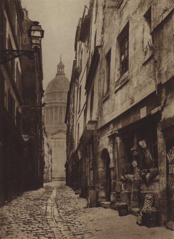 Rue des Carmes and rue Valette by (after) French Photographer