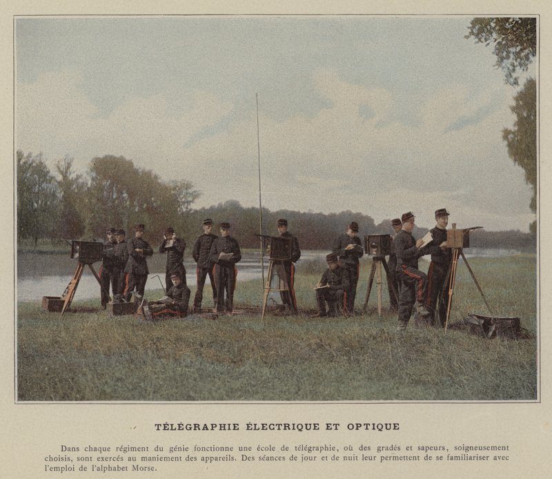Electric and Optical Telegraphy by (after) French Photographer