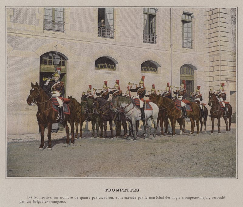 Trumpeters by (after) French Photographer